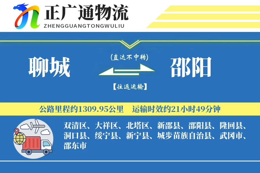 聊城到邵阳物流公司