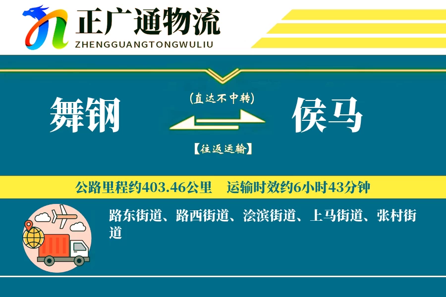 舞钢到侯马物流公司
