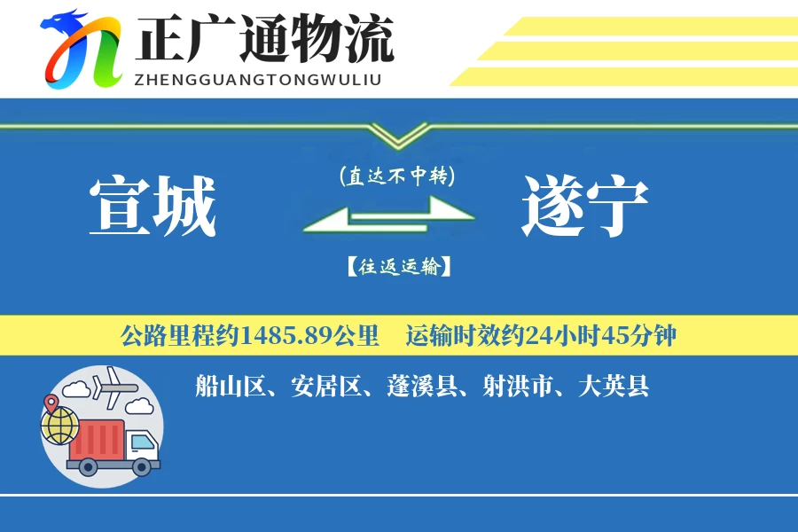 宣城到遂宁物流公司